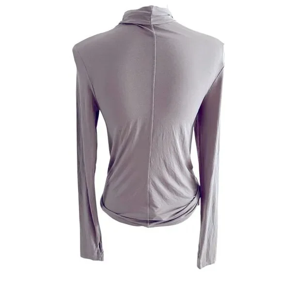 ENZA COSTA Viscose Jersey Twist Top Size Medium